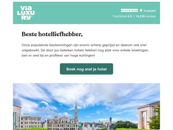 Jouw hotel wacht op je