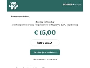 Alsjeblieft, €15,00 cadeau 🍀