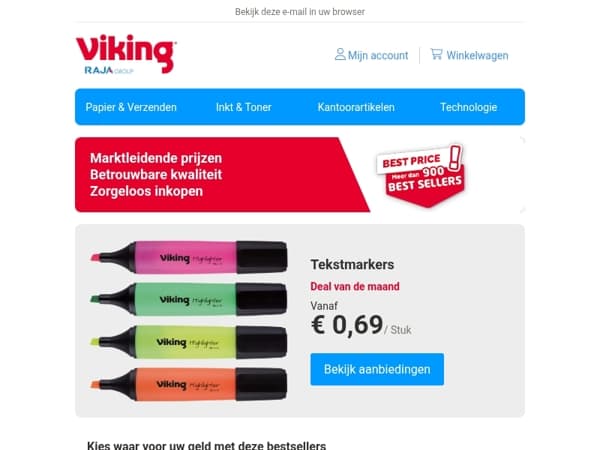 Onze bestsellers permanent voordelig