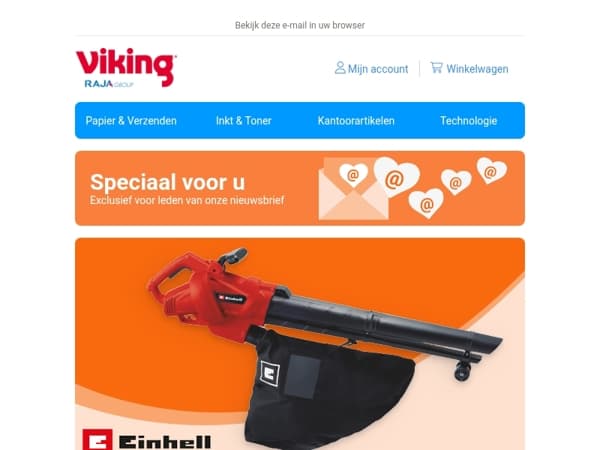 💌 Gratis Einhell elektrische bladblazer/-zuiger