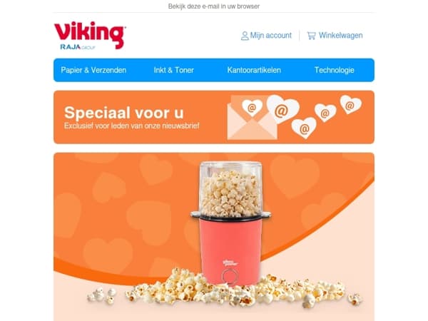 💌 Gratis popcornmaker