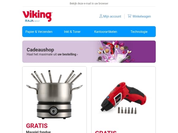🎁 Gratis cadeau bij iedere bestelling