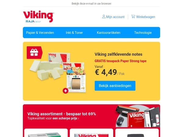 Viking assortiment: bespaar tot 69%