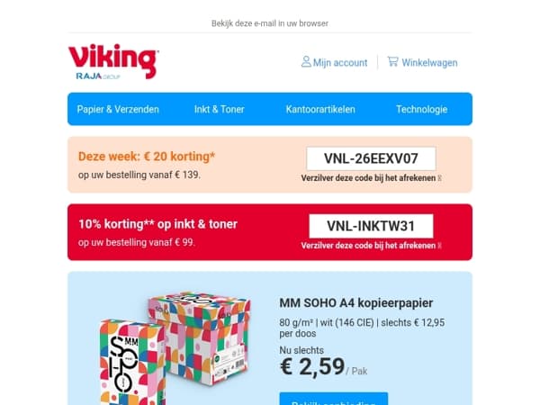 Tot -26% op Tork hygiënepapier