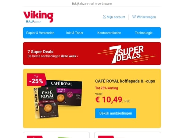 7 Super Deals: Tot 28% korting