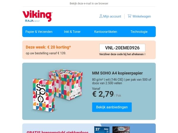 Kopieerpapier vanaf 2,79