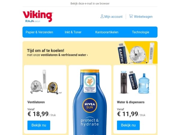 Blijf koel en gehydrateerd