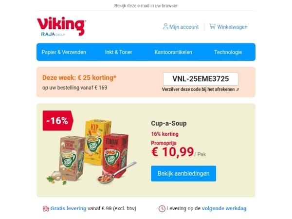 Cup-a-Soup nu slechts 10,99 per pak