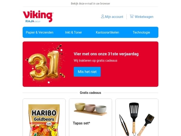 🎁 Wij vieren onze verjaardag