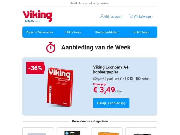 📃 Kopieerpapier nu slechts 3,49