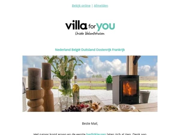 Wandelen, wellness, warmte!