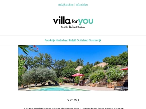 Weekje vrij? Boek het zonnetje 🌞