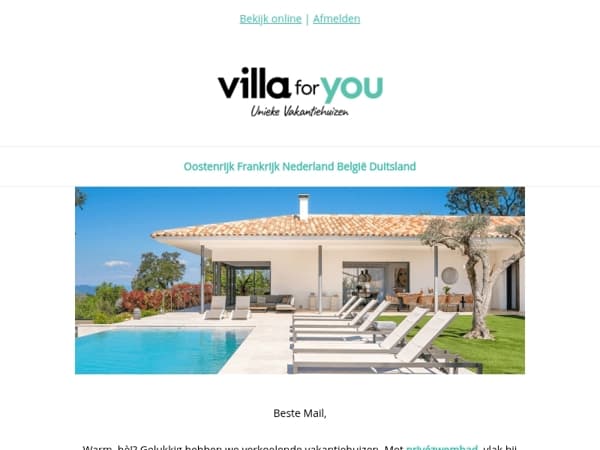 Afkoelen? Dit zijn de beste vakantiehuizen!