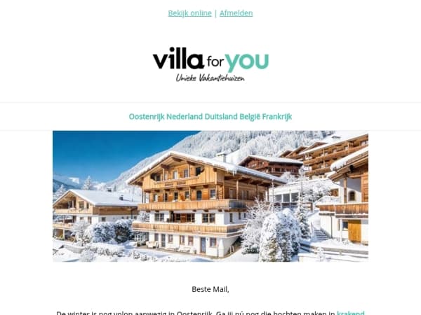 Laatste sneeuw of nú al boeken voor volgend jaar? ⛷️