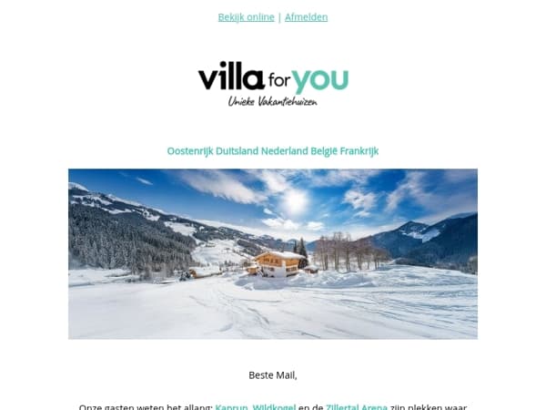 Ontdek deze favoriete skigebieden 🎿