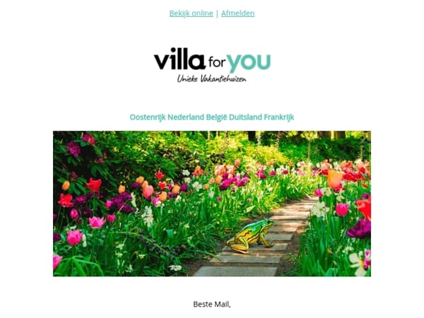 De lente hangt in de lucht!