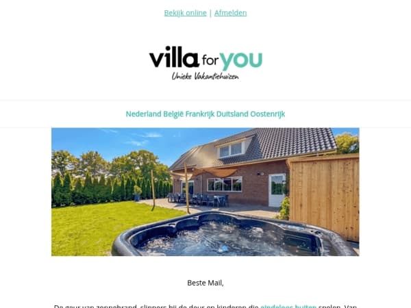 Wordt het een glampingtent of een villa? ☀️