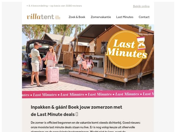 ⏳ De lastminute deals zijn begonnen!