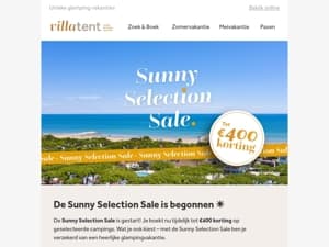 🌞 Mis het niet : Sunny Selection Sale
