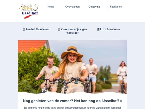 Er nog even heerlijk tussenuit deze zomer? ☀️