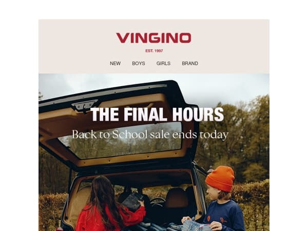 Final hours: up to 70% off!