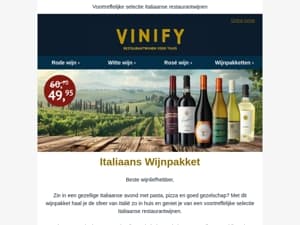 Zet Italië op tafel met dit Italiaanse wijnpakket