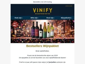 Dé 6 best verkochte wijnen uit 2024 in één pakket