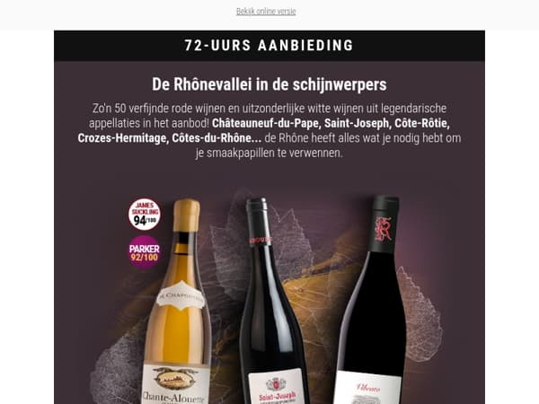 Rhônevallei in de spotlight: 10% korting