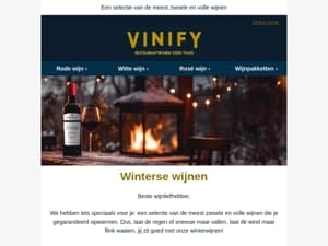 Winterse wijnen: perfect voor bij winters weer