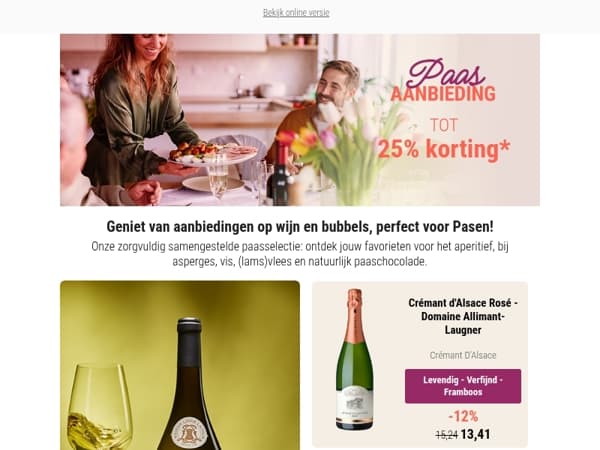 Paaswijnen met korting + laatste kans Wijnbeurs