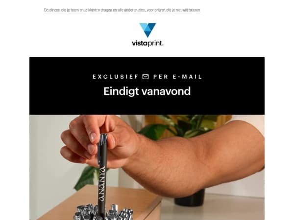 Eindigt vanavond ⏰ Tot -25% op bedrukte kleding en favoriete merchandise