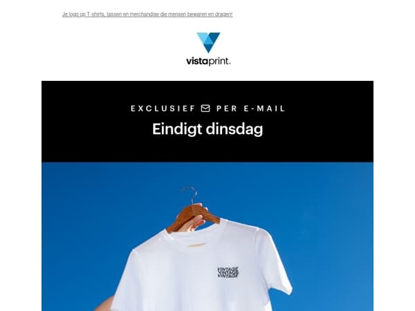 Slechts 2 dagen 🫨 Tot -25% op je favoriete promotionele producten👕