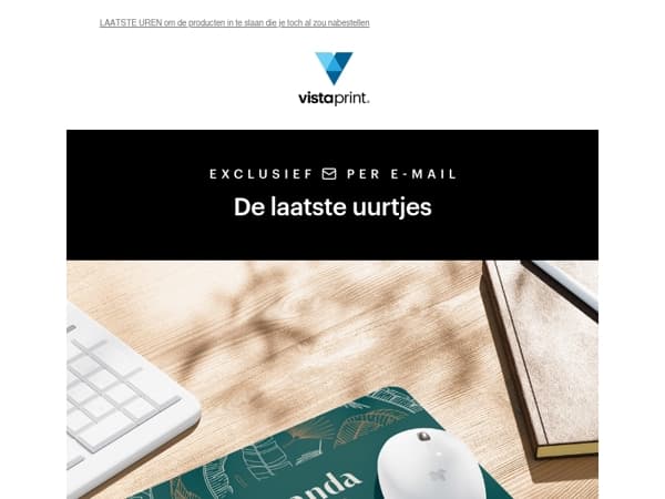 Eindigt vanavond ⚠️ Tot -25% op geselecteerde producten