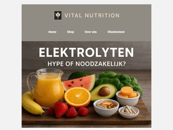 ⚡ Elektrolyten: een hype of echt nodig?