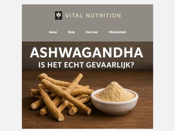 Is ashwagandha echt gevaarlijk of zit het RIVM er naast?