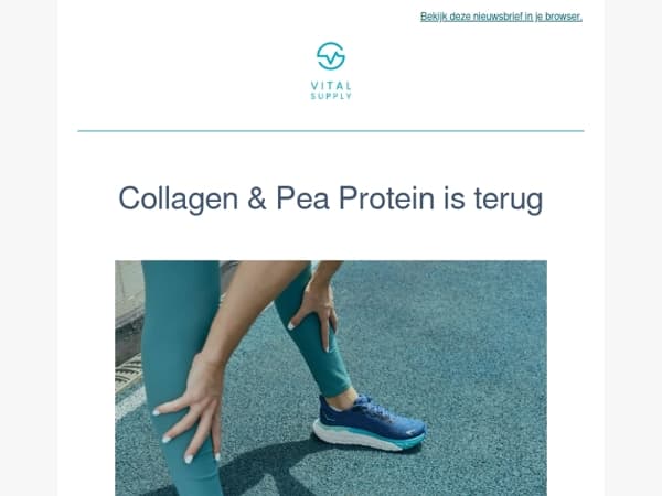 Collagen & Pea Protein is terug 🥳