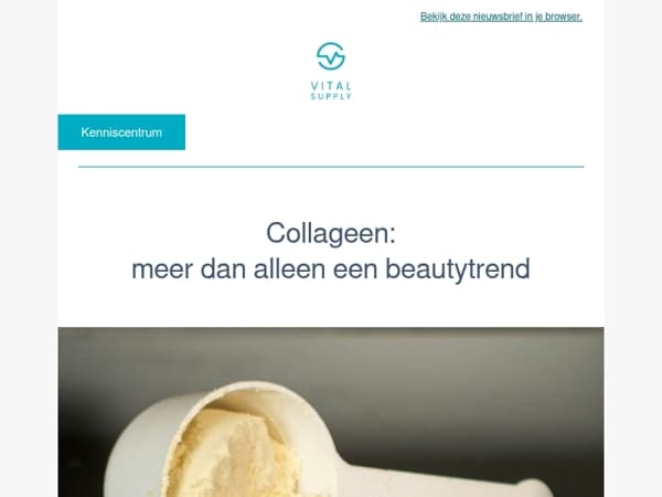 Collageen: meer dan alleen een beautytrend