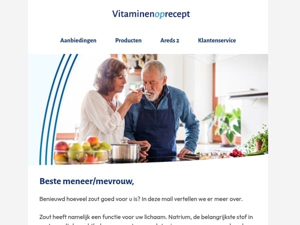 Hoeveel zout is goed voor u?