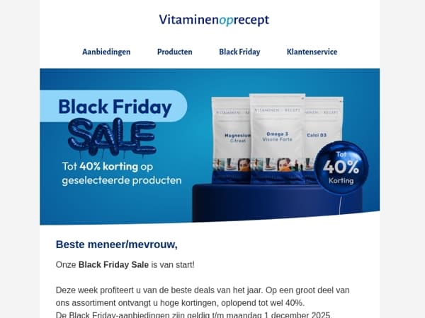 BLACK FRIDAY SALE I De beste aanbiedingen van het jaar