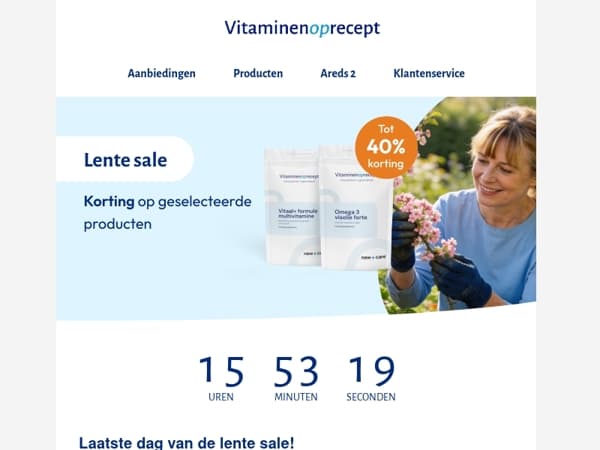 Laatste dag van de lente sale I Tot 40% korting