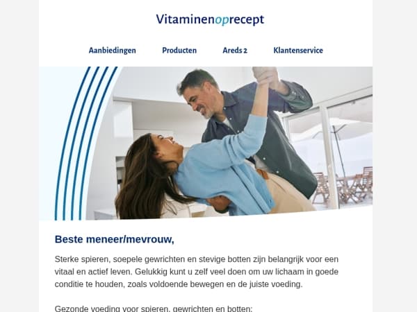 Gezonde voeding voor spieren, gewrichten en botten