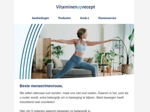 5 redenen om in beweging te blijven