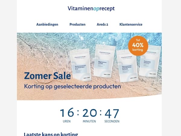 Laatste kans: tot 40% korting op geselecteerde producten