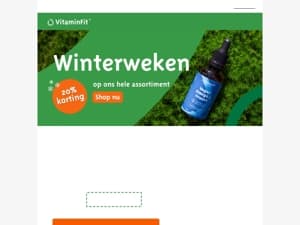 20% winterkorting! ❄️