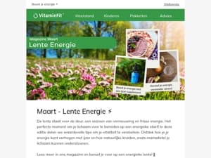 Magazine Maart: Boost je energie ⚡