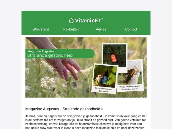 Magazine Augustus - Stralende gezondheid 🌸