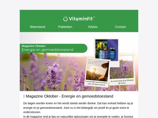🌿Magazine Oktober - Energie en gemoedstoestand