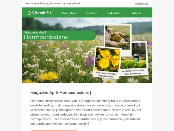 Magazine April: Hormoonbalans 💚
