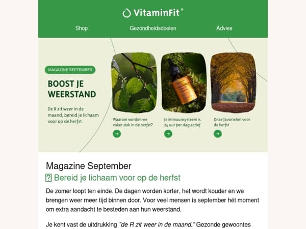 🍂 Magazine September: de R is terug, tijd voor je weerstand
