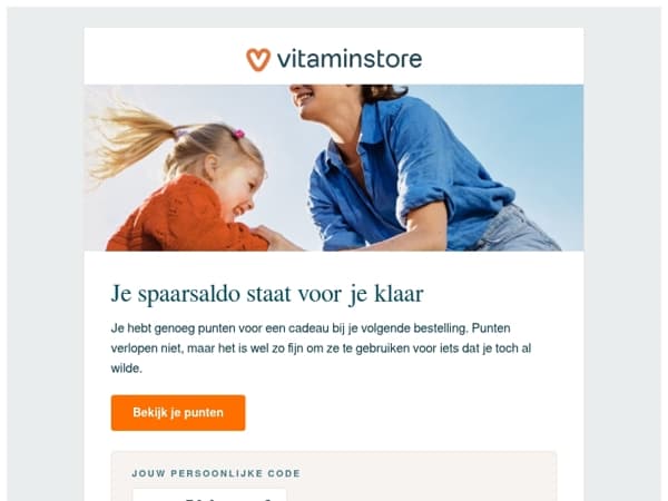 Je spaarsaldo staat voor je klaar